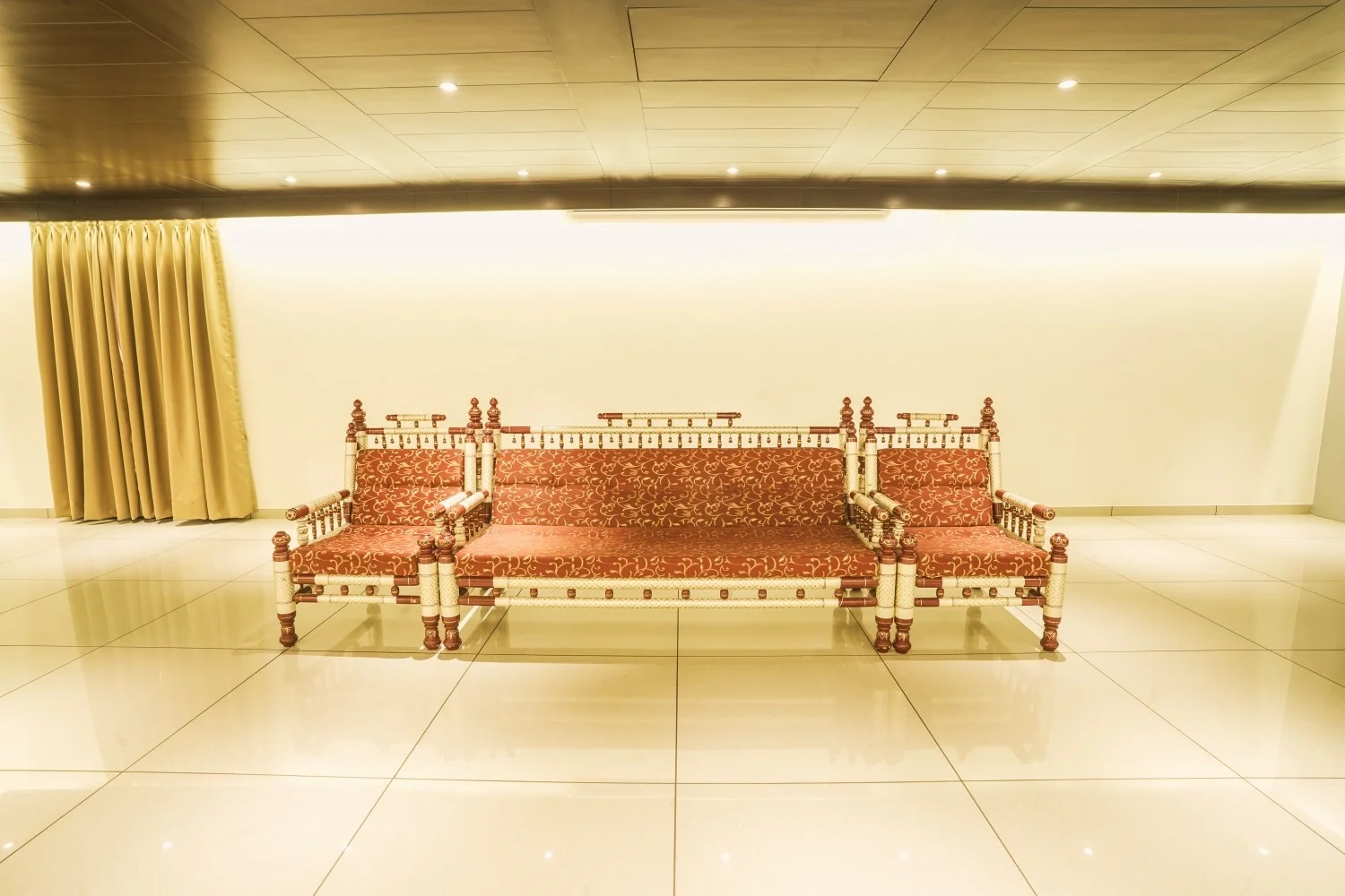 Luxury banquet stage setup for celebrations at Hotel Cypress Nadiad